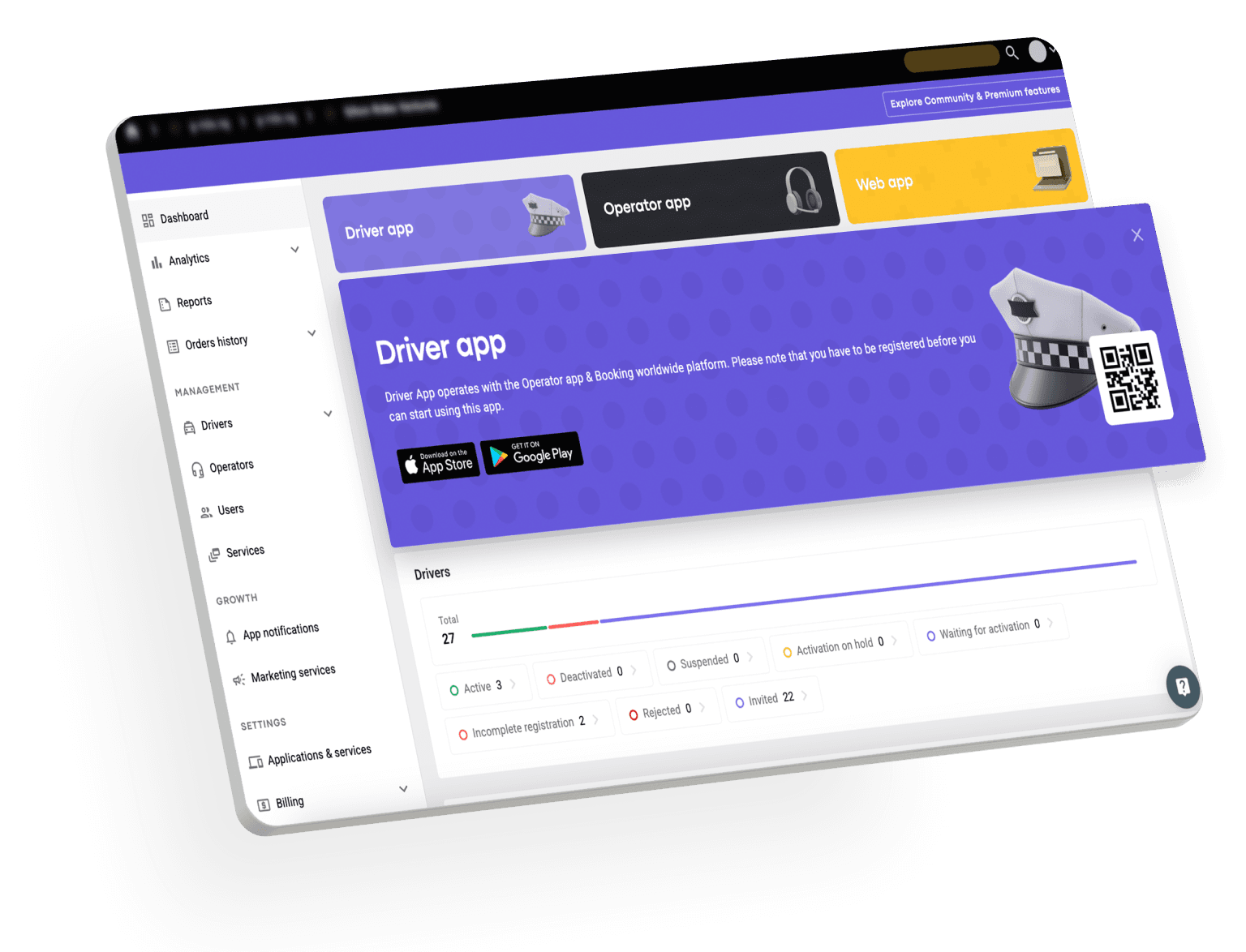 demo screen