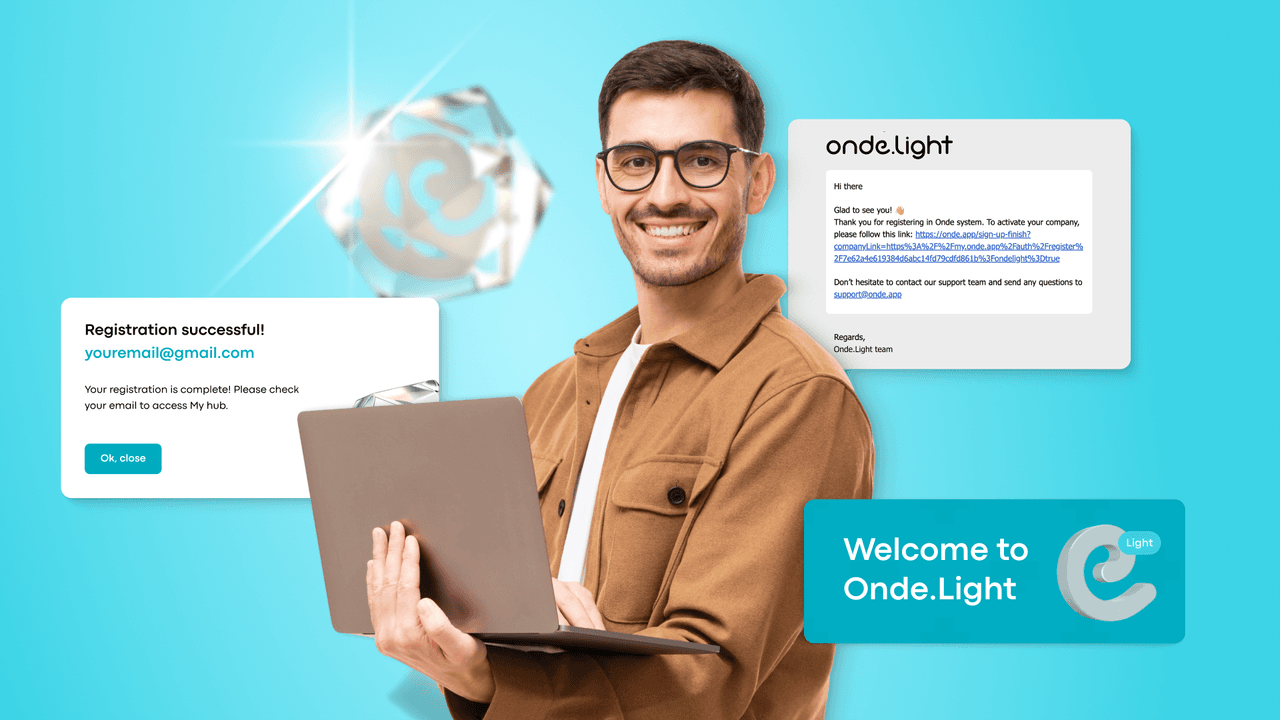 Sign up Onde.Light